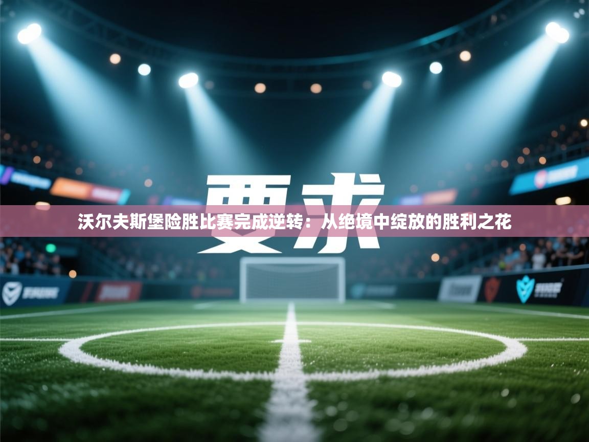 沃尔夫斯堡险胜比赛完成逆转:从绝境中绽放的胜利之花 第2张