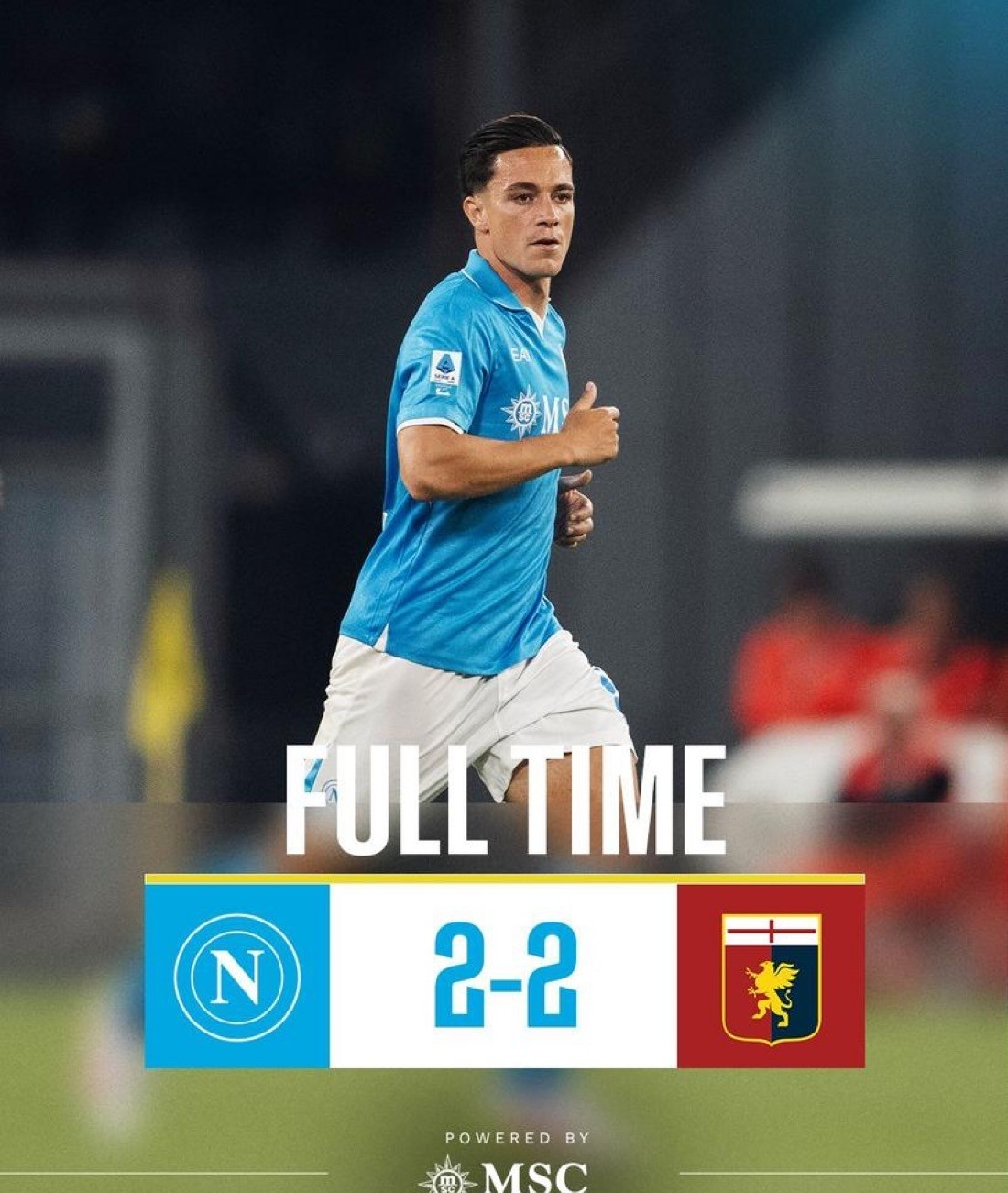 那不勒斯击败桑普多利亚，豪取三分